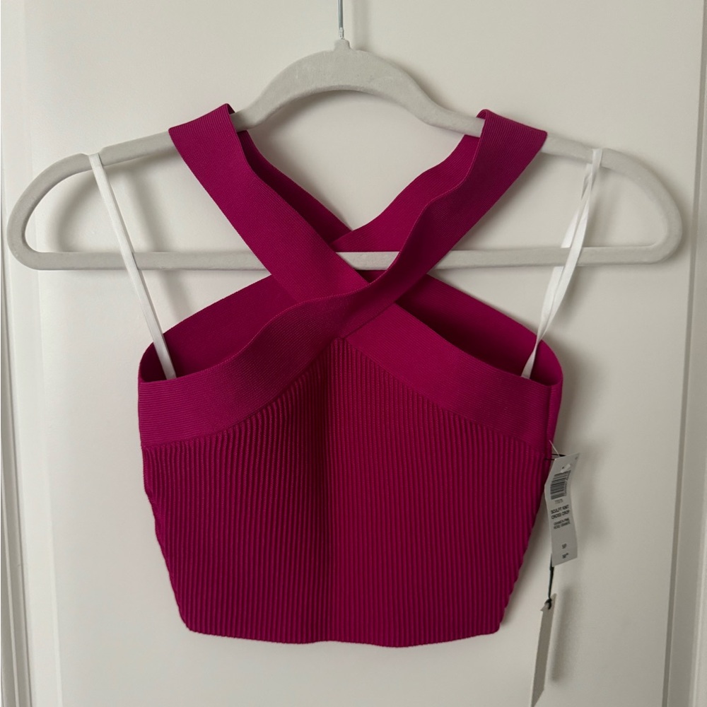 Babaton Aritzia cris cross sculpt tank top